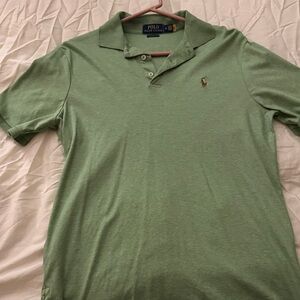 Polo by Ralph Lauren Men's Light Green Polo Shirt